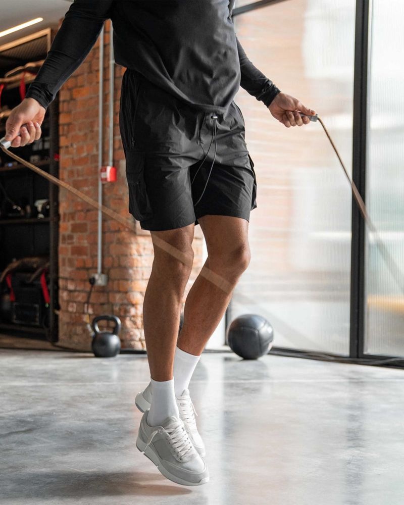 Pánské Kraťasy Represent 247 Černé | CZ-OIVJG2089