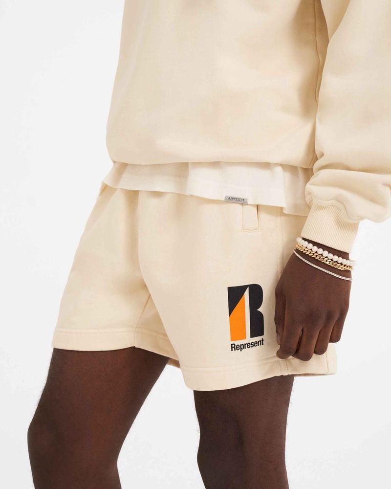 Pánské Kraťasy Represent Decade Of Speed Krém | CZ-TFLYJ2301