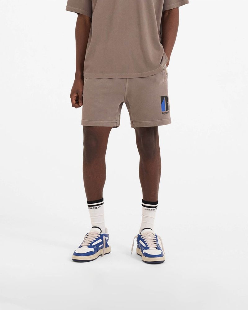 Pánské Kraťasy Represent Decade Of Speed Taupe | CZ-GSLWD0723