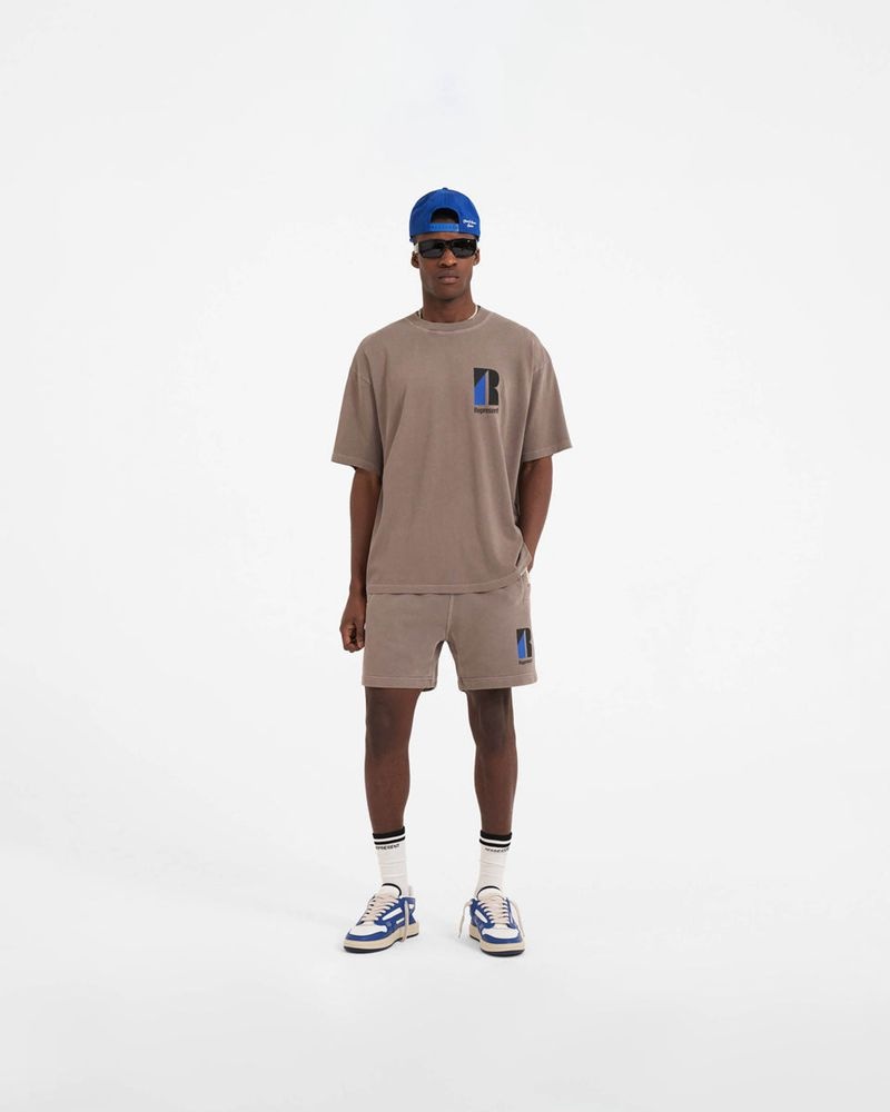 Pánské Kraťasy Represent Decade Of Speed Taupe | CZ-GSLWD0723