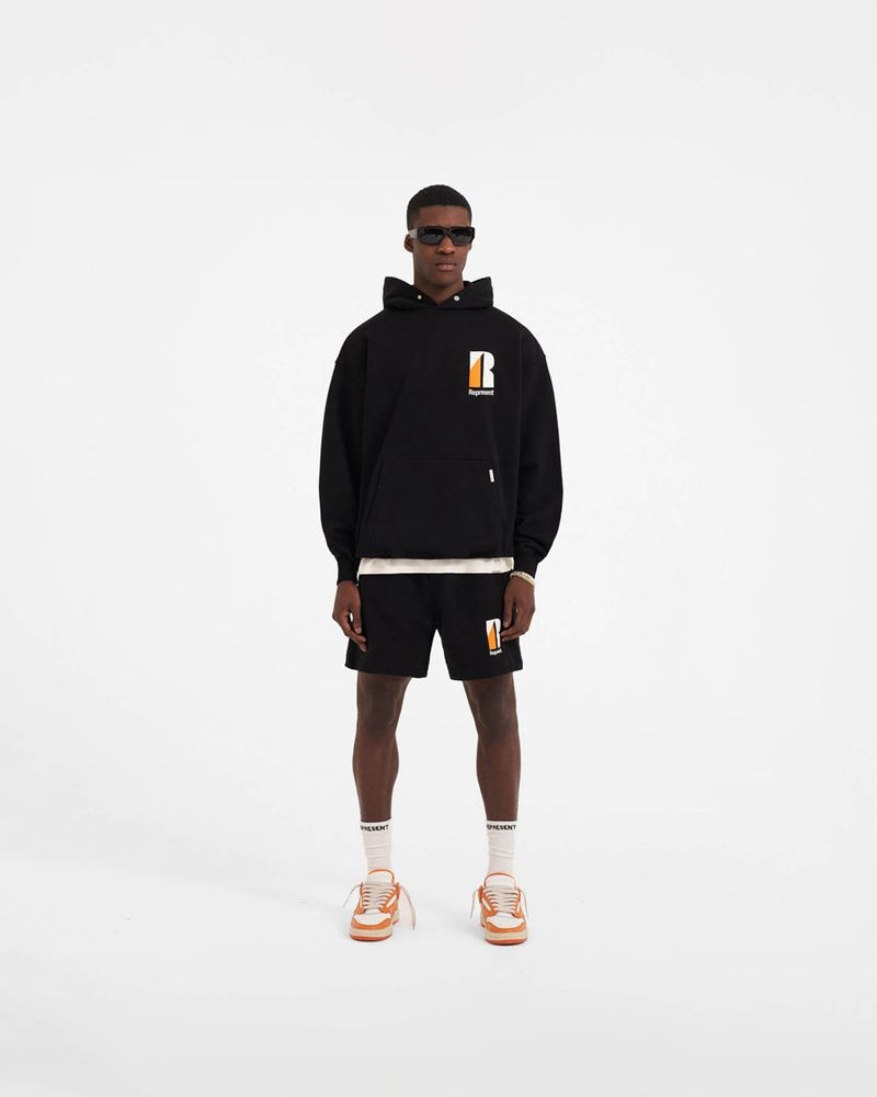 Pánské Kraťasy Represent Decade Of Speed Černé | CZ-XIHYW9213