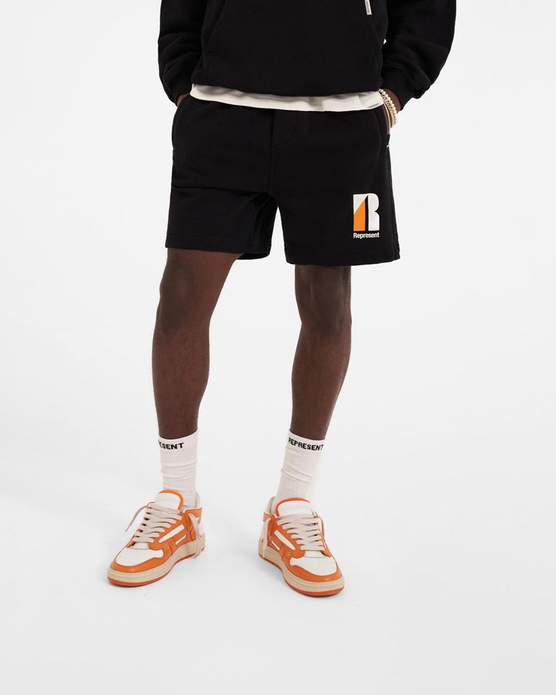 Pánské Kraťasy Represent Decade Of Speed Černé | CZ-XIHYW9213