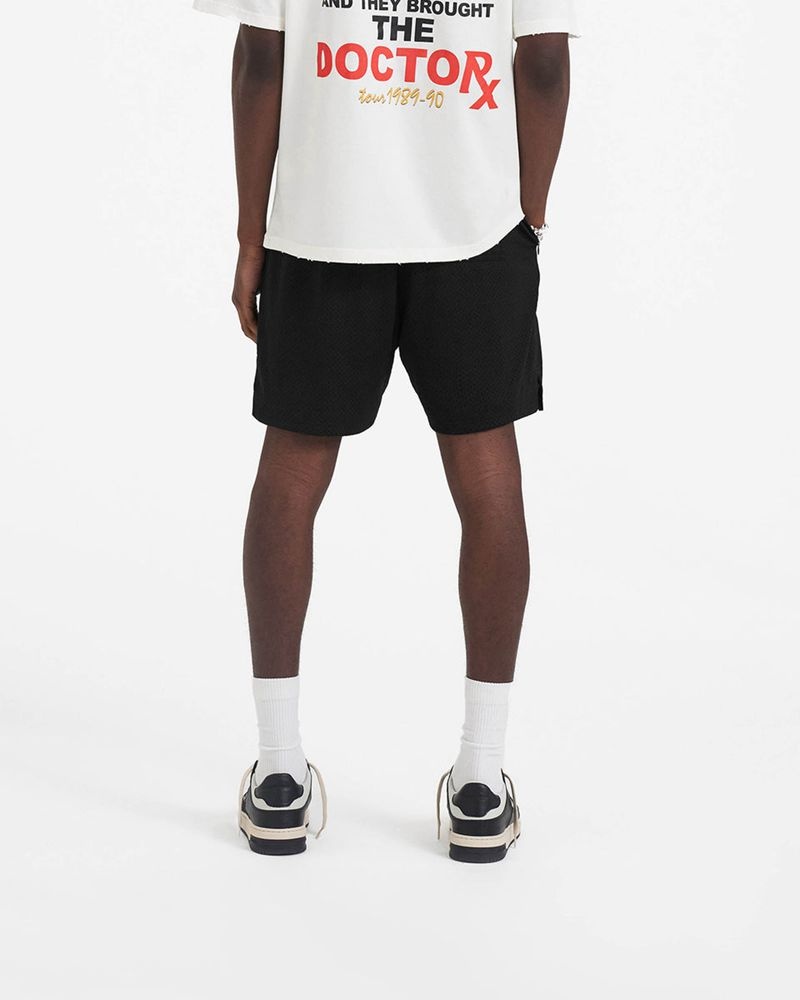 Pánské Kraťasy Represent Motley Crue Mesh Černé | CZ-LICTA0762