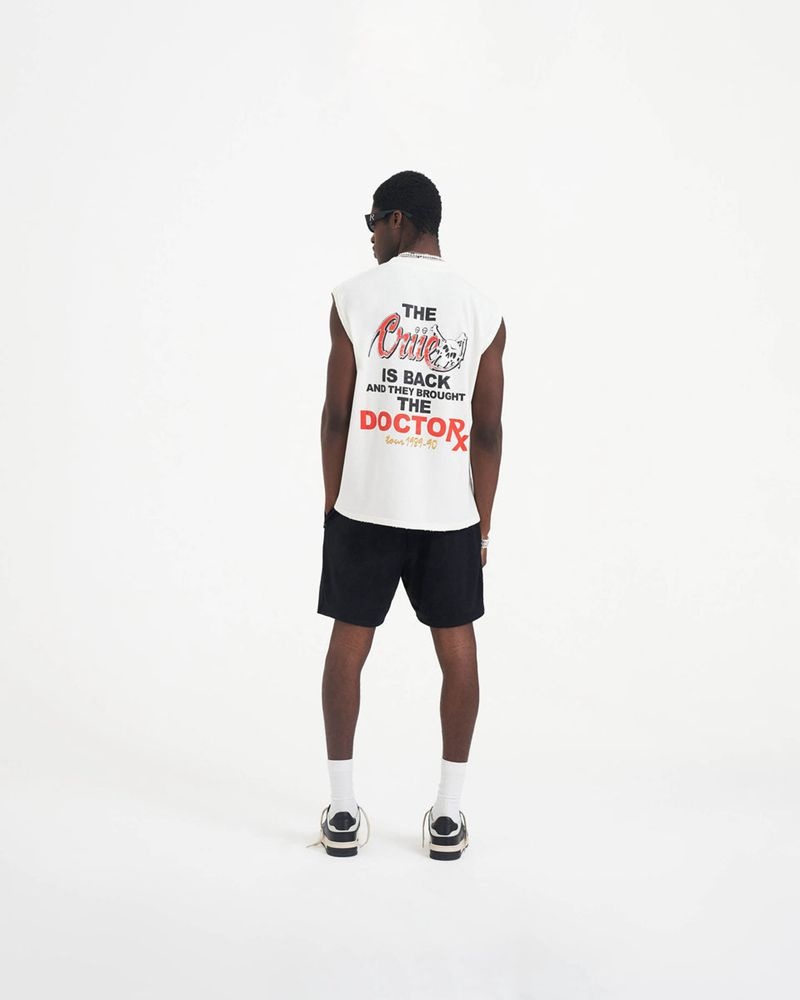 Pánské Kraťasy Represent Motley Crue Mesh Černé | CZ-LICTA0762