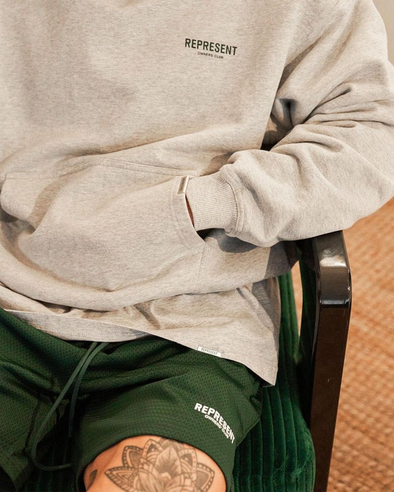 Pánské Kraťasy Represent Owners Club Mesh Zelene | CZ-GDIUP3280