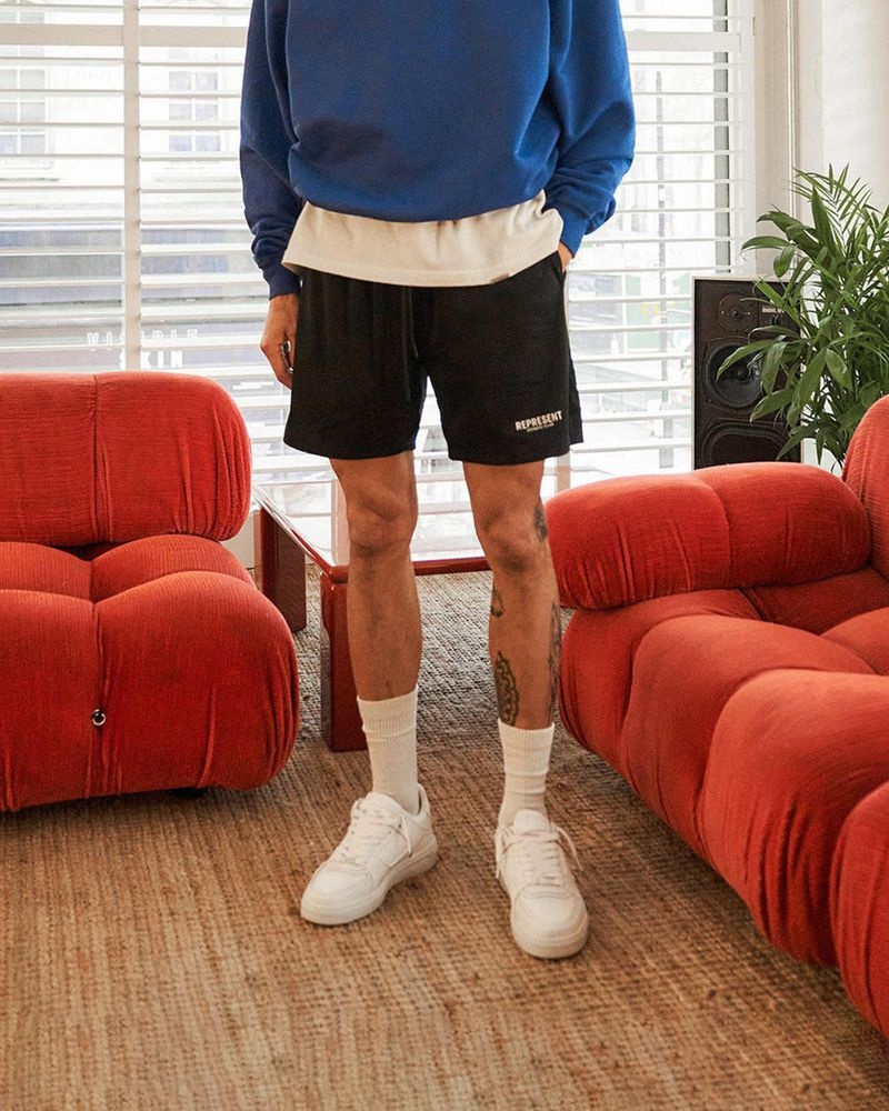 Pánské Kraťasy Represent Owners Club Mesh Černé | CZ-HSDIJ9184