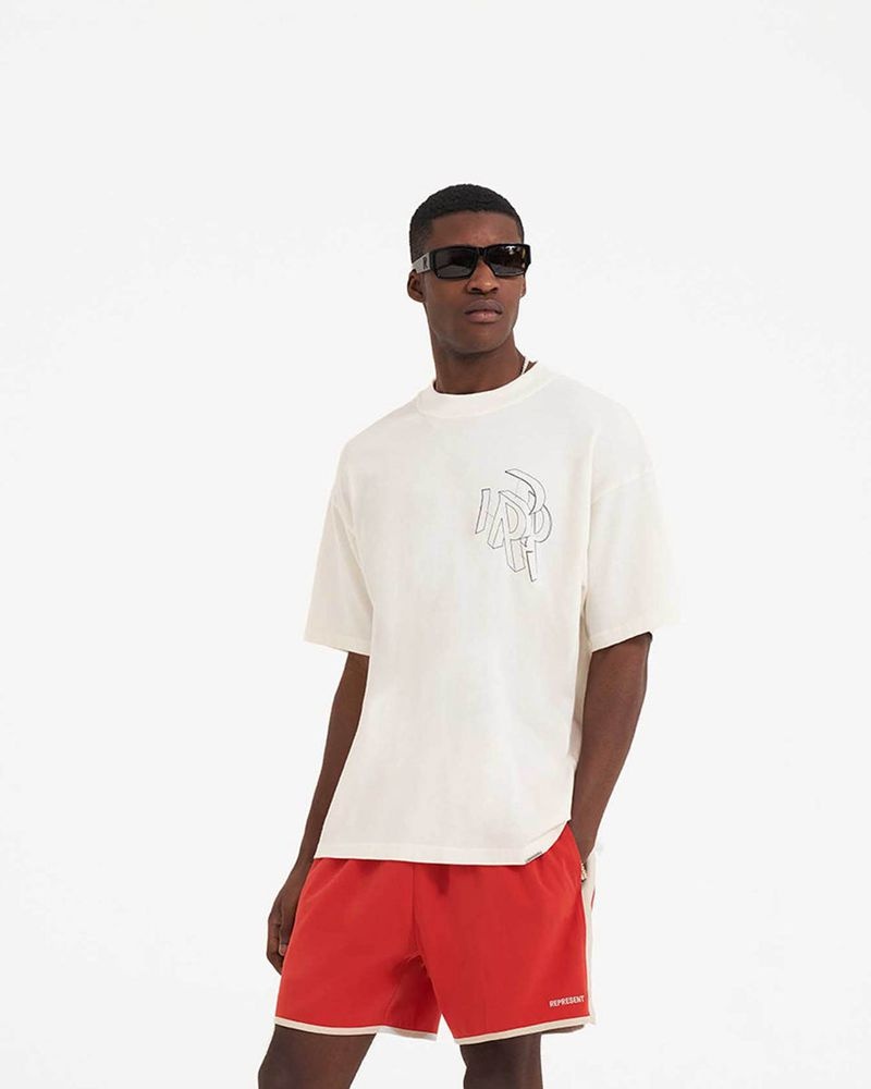 Pánské Kraťasy Represent Souvenir Červené | CZ-QIFTN2017