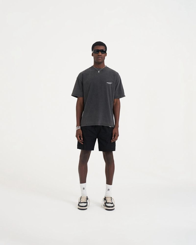 Pánské Kraťasy Represent Storm Cargo Černé | CZ-AVJCQ2798