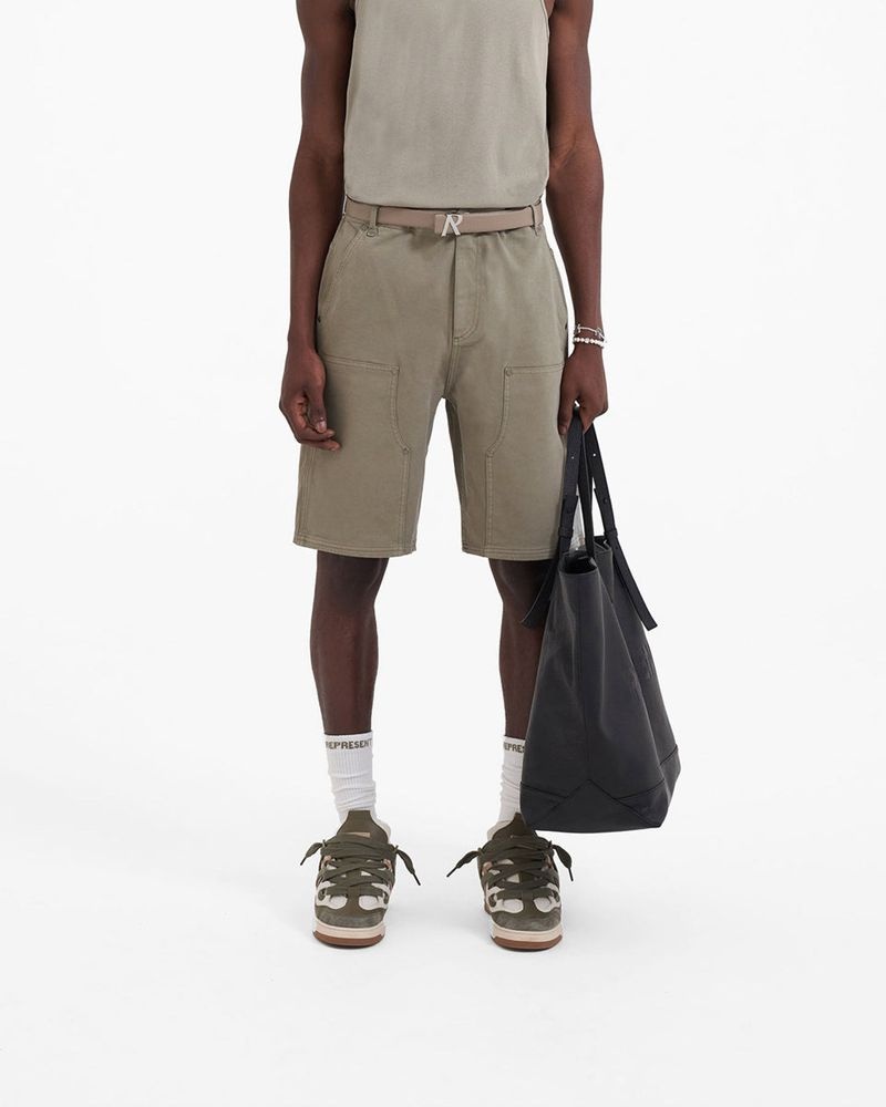 Pánské Kraťasy Represent Utility Hnědožlutý | CZ-YBLGQ8256