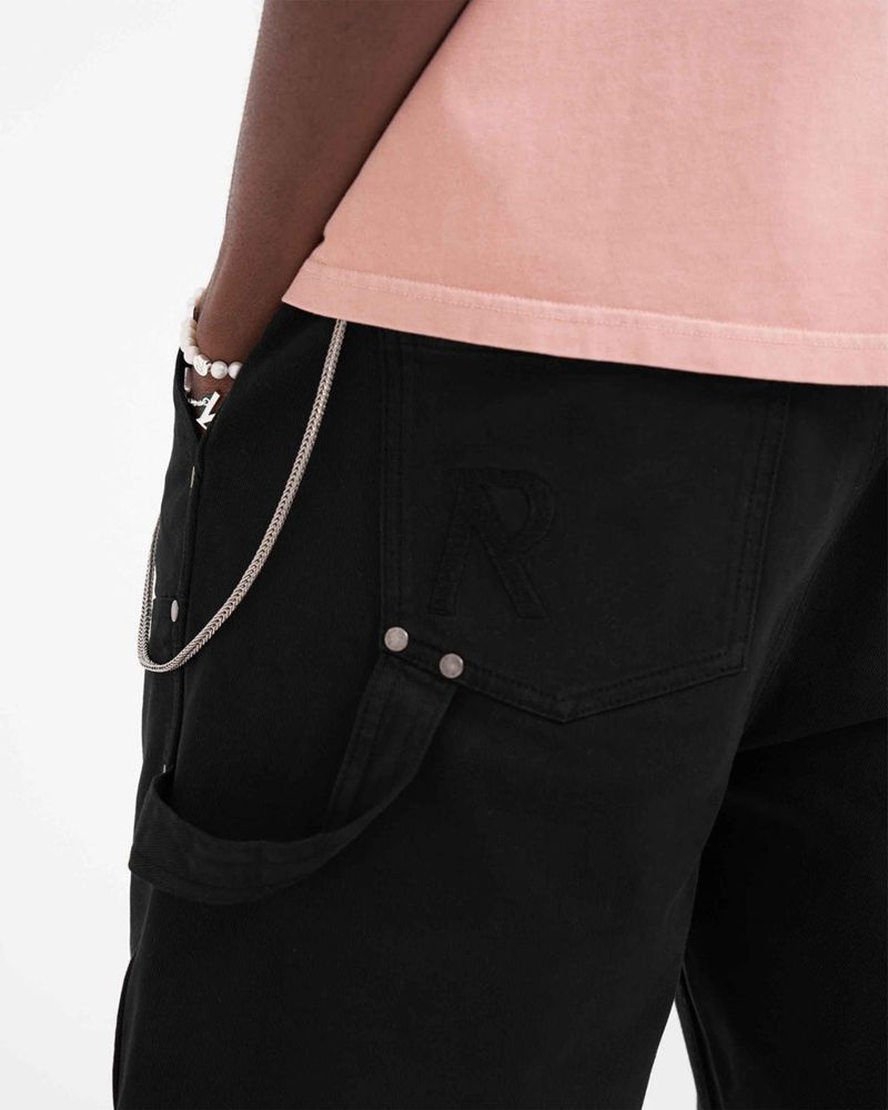 Pánské Kraťasy Represent Utility Shorts Černé | CZ-EXKDI5623