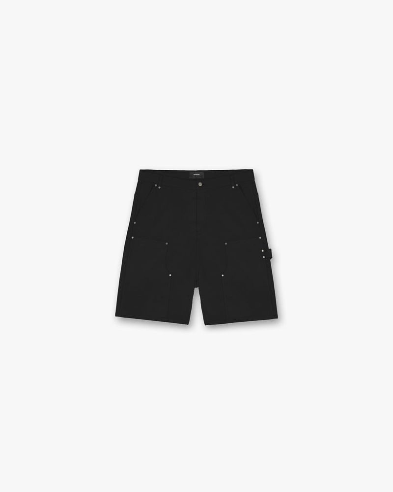 Pánské Kraťasy Represent Utility Shorts Černé | CZ-EXKDI5623