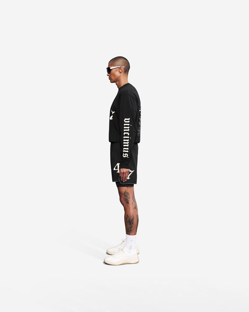 Pánské Kraťasy Represent Vintage 247 2 In 1 Černé | CZ-UWJCD5467