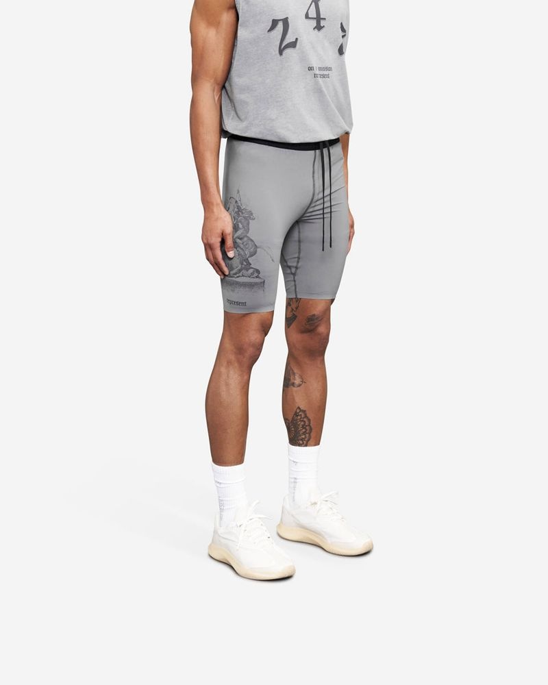 Pánské Kraťasy Represent Vintage 247 Legging Šedé | CZ-YKGNZ5934