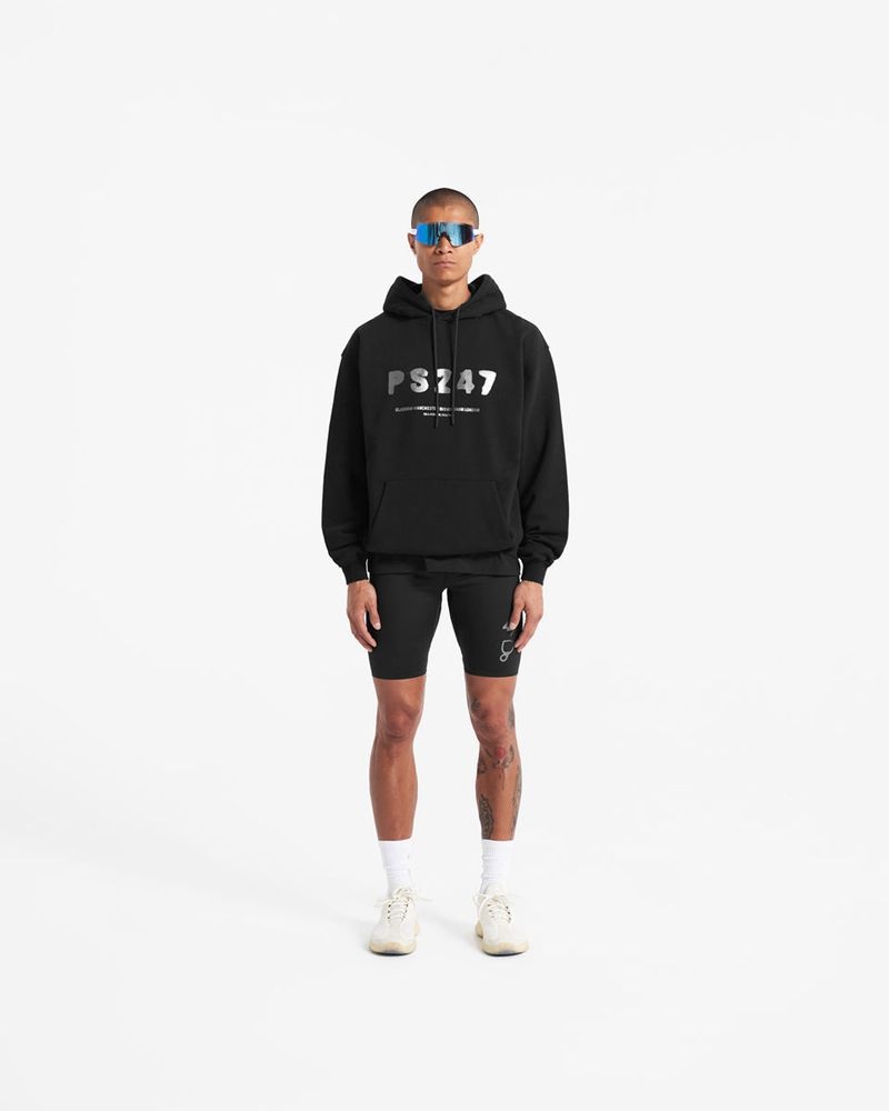 Pánské Mikina s Kapucí Represent 247 X Puresport Oversized Černé | CZ-NYOPQ5379