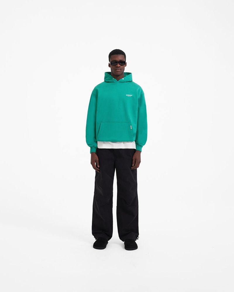 Pánské Mikina s Kapucí Represent Owners Club Tyrkysové | CZ-DGEZX4765