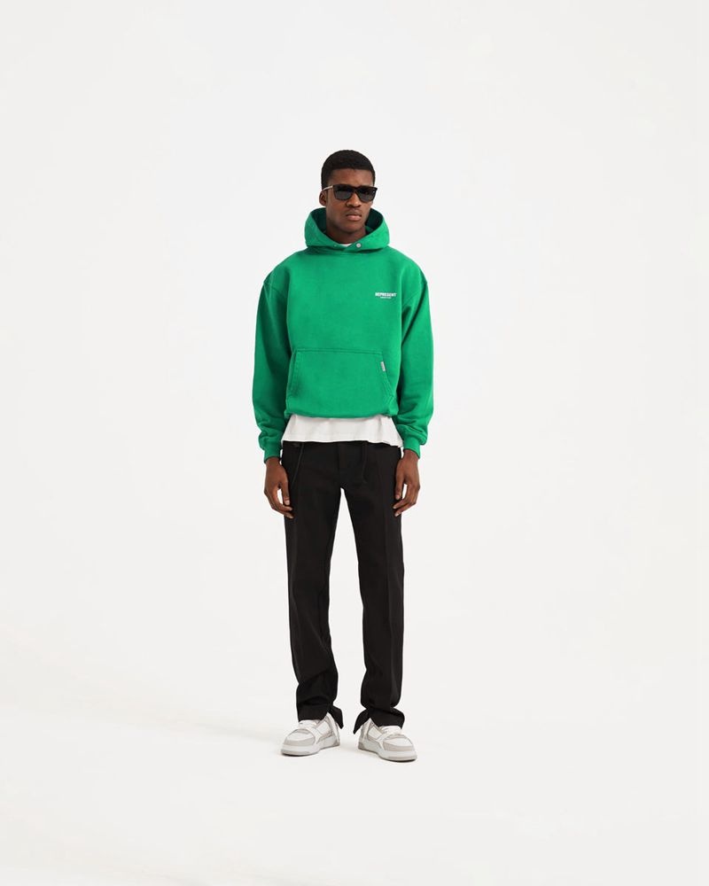 Pánské Mikina s Kapucí Represent Owners Club Zelene | CZ-EIJAB7263
