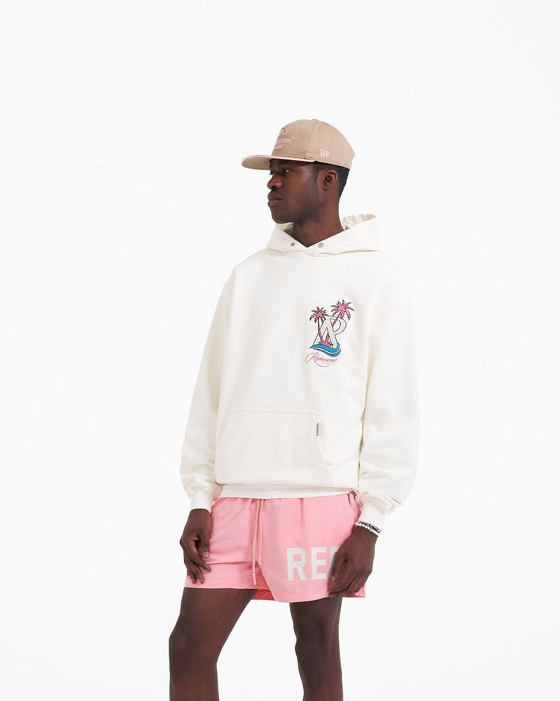 Pánské Mikina s Kapucí Represent Resort Bílé | CZ-OCAFM2904