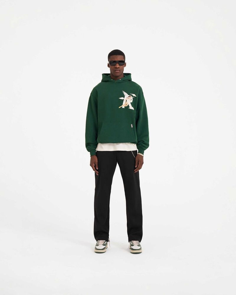 Pánské Mikina s Kapucí Represent Storms In Heaven Zelene | CZ-YPWXL9732