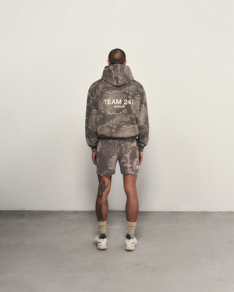 Pánské Mikina s Kapucí Represent Team 247 Maskáčové | CZ-YABVC3097