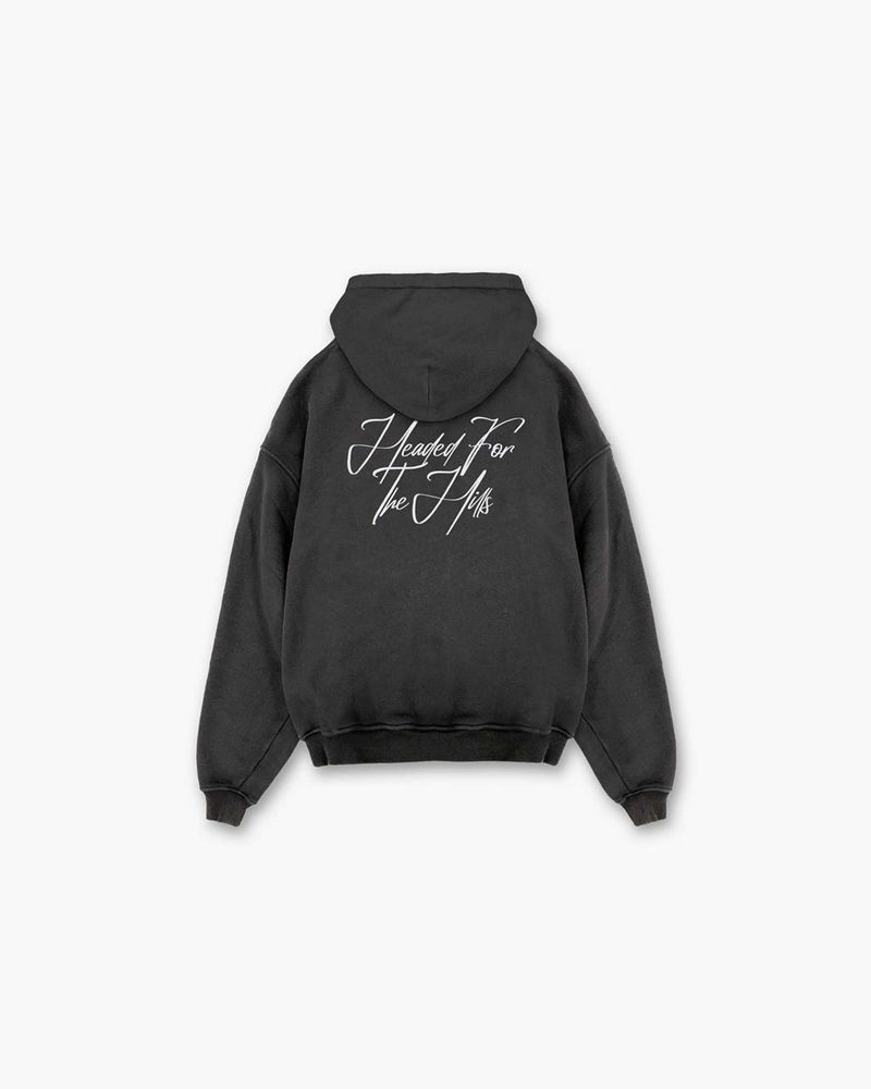 Pánské Mikina s Kapucí Represent The Hills Šedé | CZ-OCTPE3489