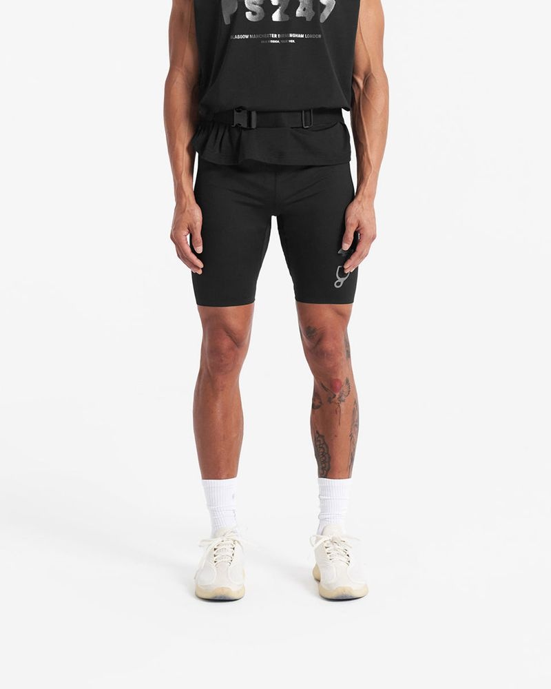 Pánské Punčochové Kalhoty Represent 247 X Puresport Half Černé | CZ-ZJXVQ6192