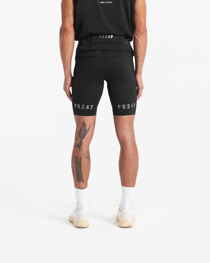 Pánské Punčochové Kalhoty Represent 247 X Puresport Half Černé | CZ-ZJXVQ6192