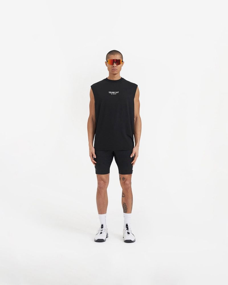 Pánské Punčochové Kalhoty Represent Team 247 X Marchon Half Černé | CZ-EDKFZ6279