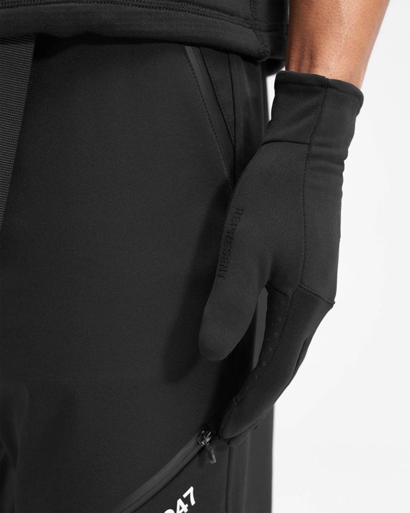 Pánské Rukavice Represent 247 Černé | CZ-WUBAV5486