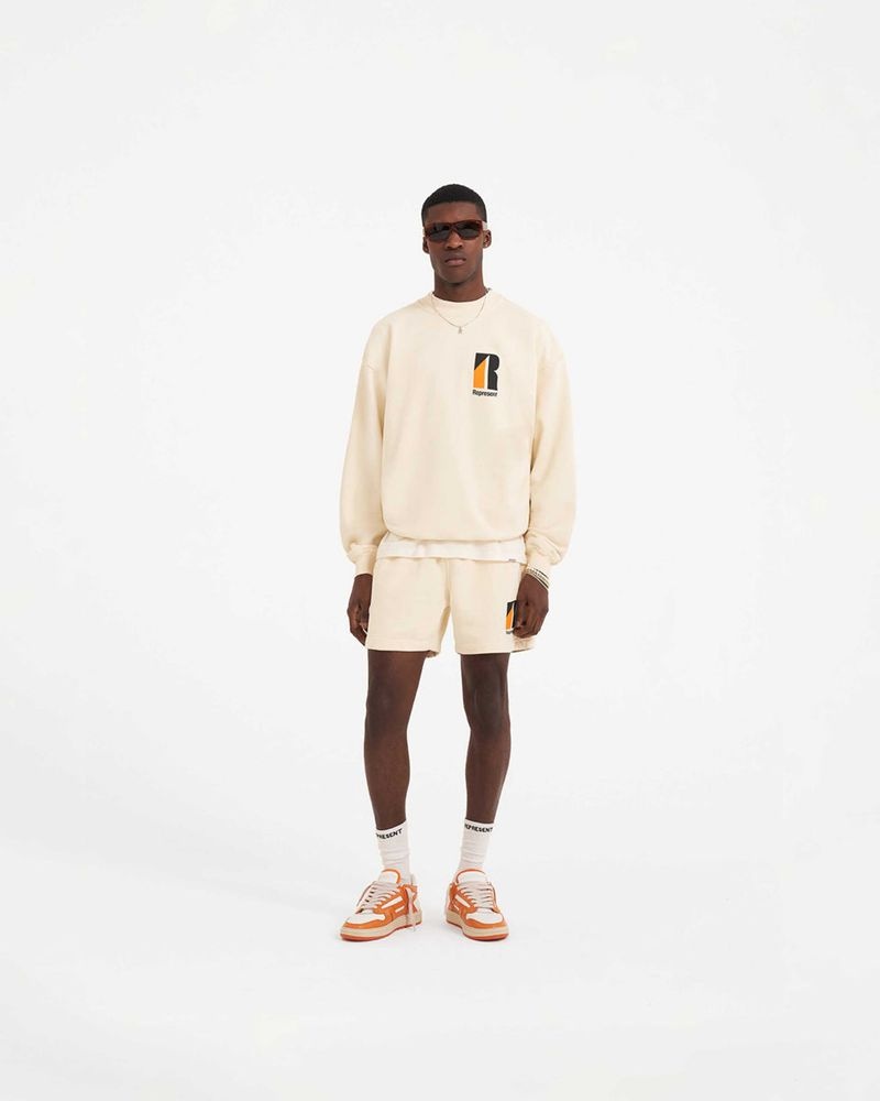 Pánské Svetr Represent Decade Of Speed Krém | CZ-RDFCA7198