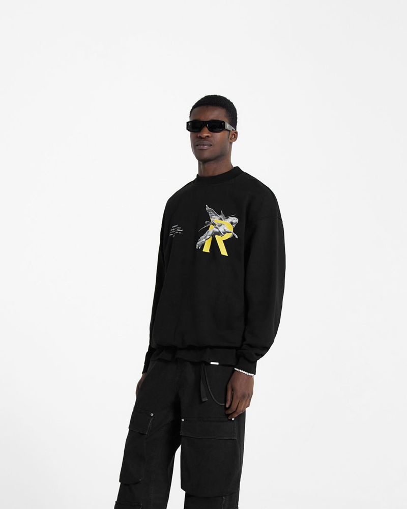 Pánské Svetr Represent Giants Černé | CZ-RZPMO1269