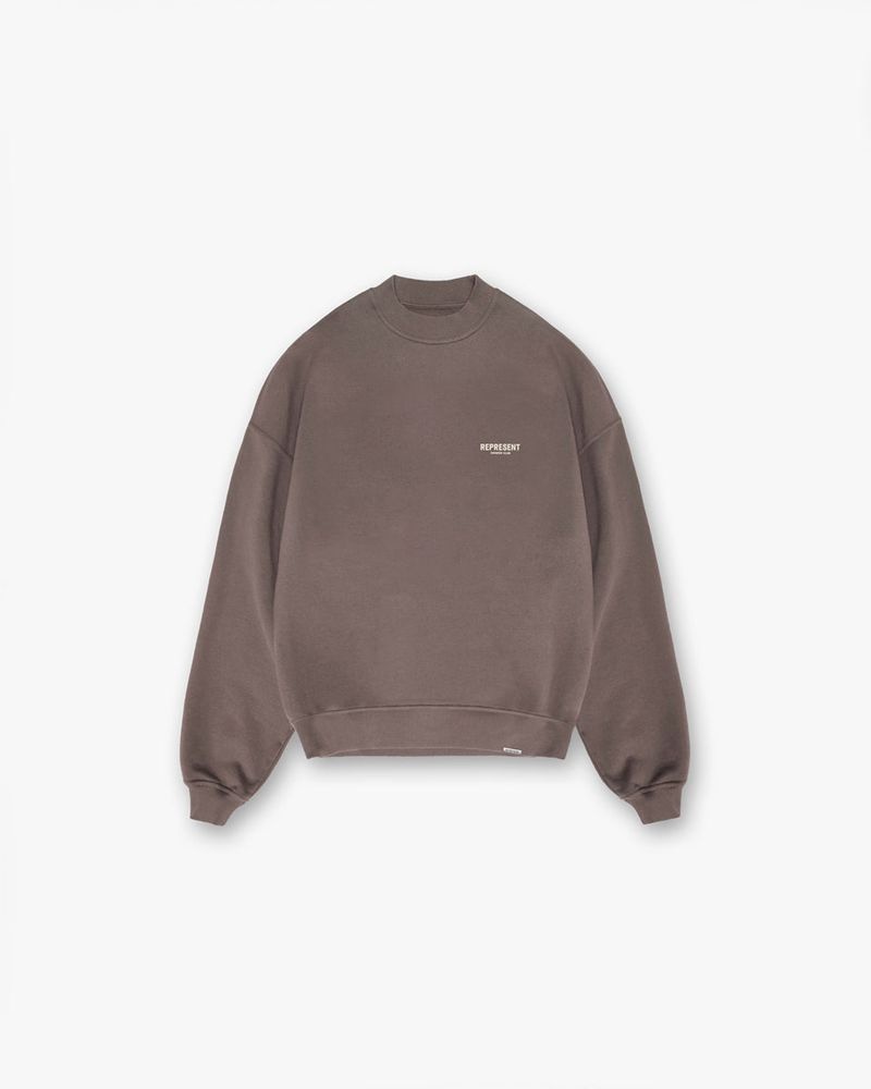 Pánské Svetr Represent Owners Club Taupe | CZ-NGIQV4068