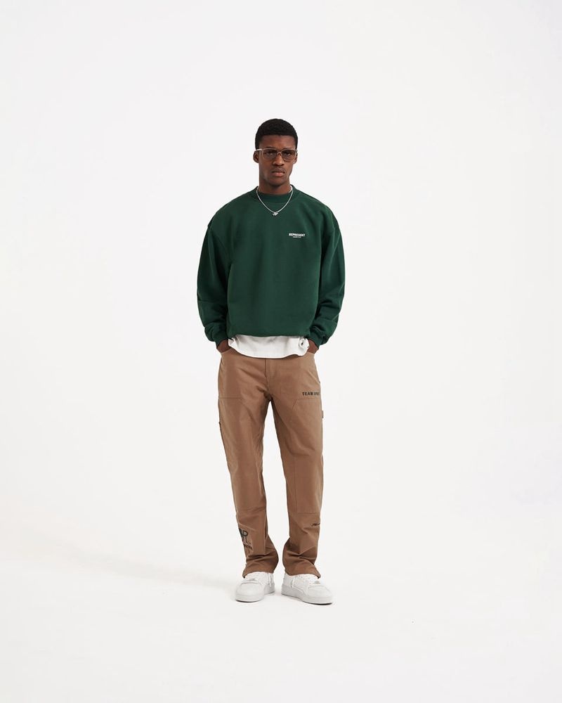 Pánské Svetr Represent Owners Club Zelene | CZ-IDJYC1836