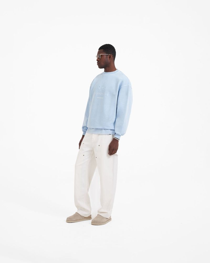 Pánské Svetr Represent Worldwide Světle Blankyt | CZ-RMPDV9743