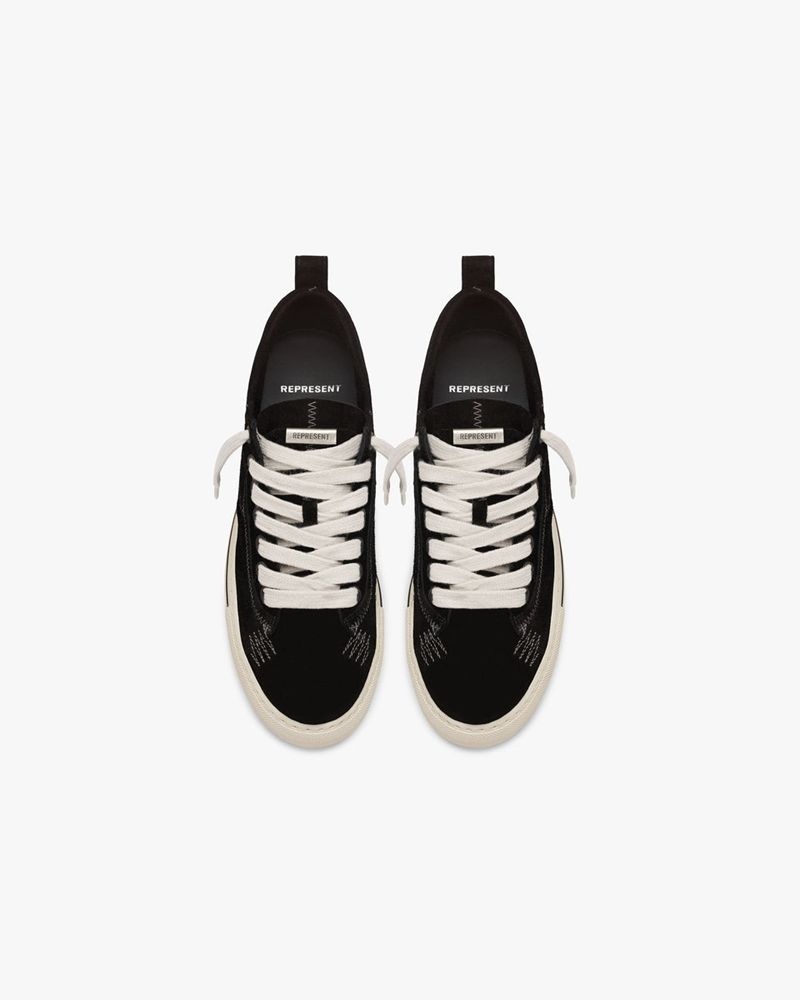 Pánské Tenisky Represent Alpha Low Černé | CZ-IANGU2376