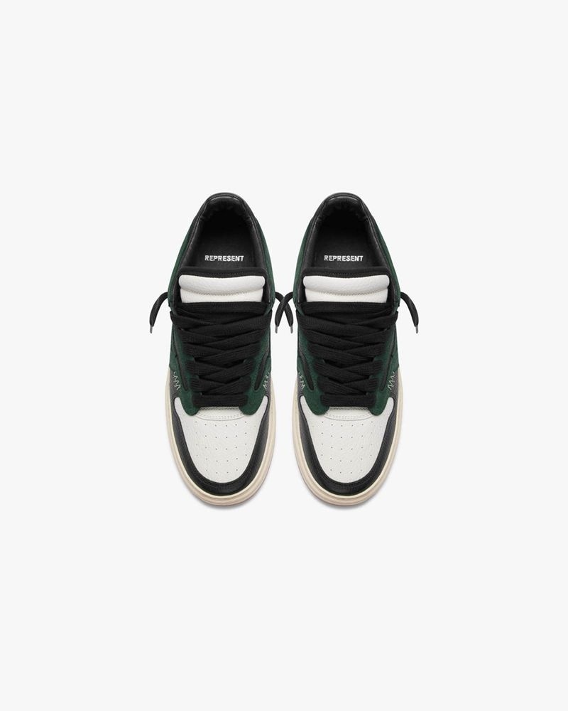 Pánské Tenisky Represent Reptor Low Zelene | CZ-GWVSK6543