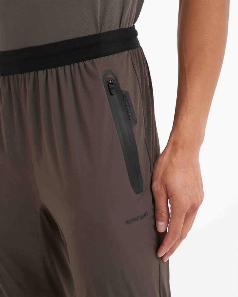 Pánské Teplákové Kalhoty Represent 247 Active Tmavě Hnědé | CZ-SPBLN6345