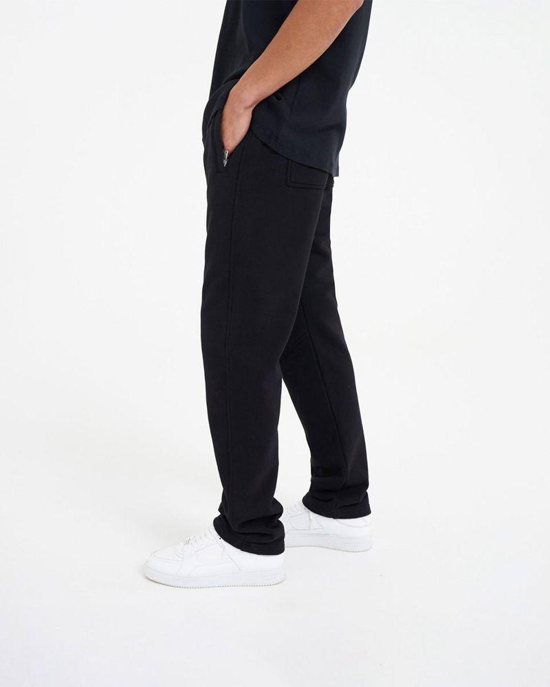 Pánské Teplákové Kalhoty Represent Blank Rovný Leg Černé | CZ-SGIYP2468