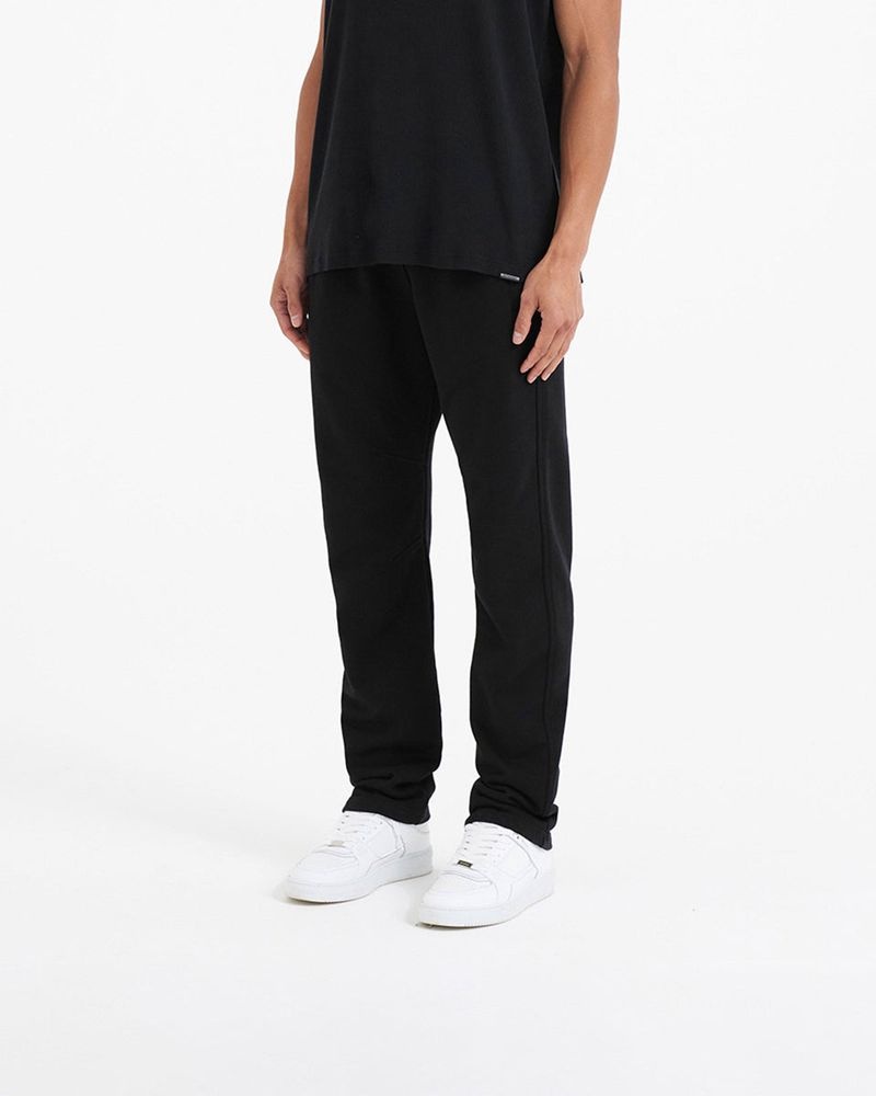 Pánské Teplákové Kalhoty Represent Blank Rovný Leg Černé | CZ-SGIYP2468