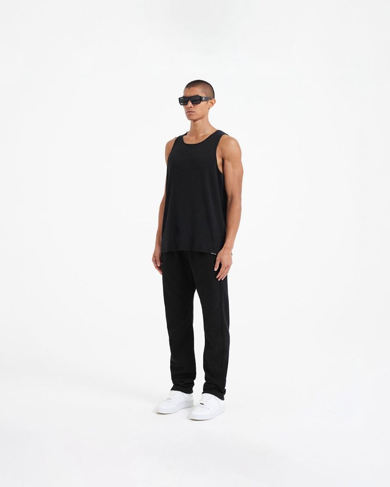 Pánské Teplákové Kalhoty Represent Blank Rovný Leg Černé | CZ-SGIYP2468