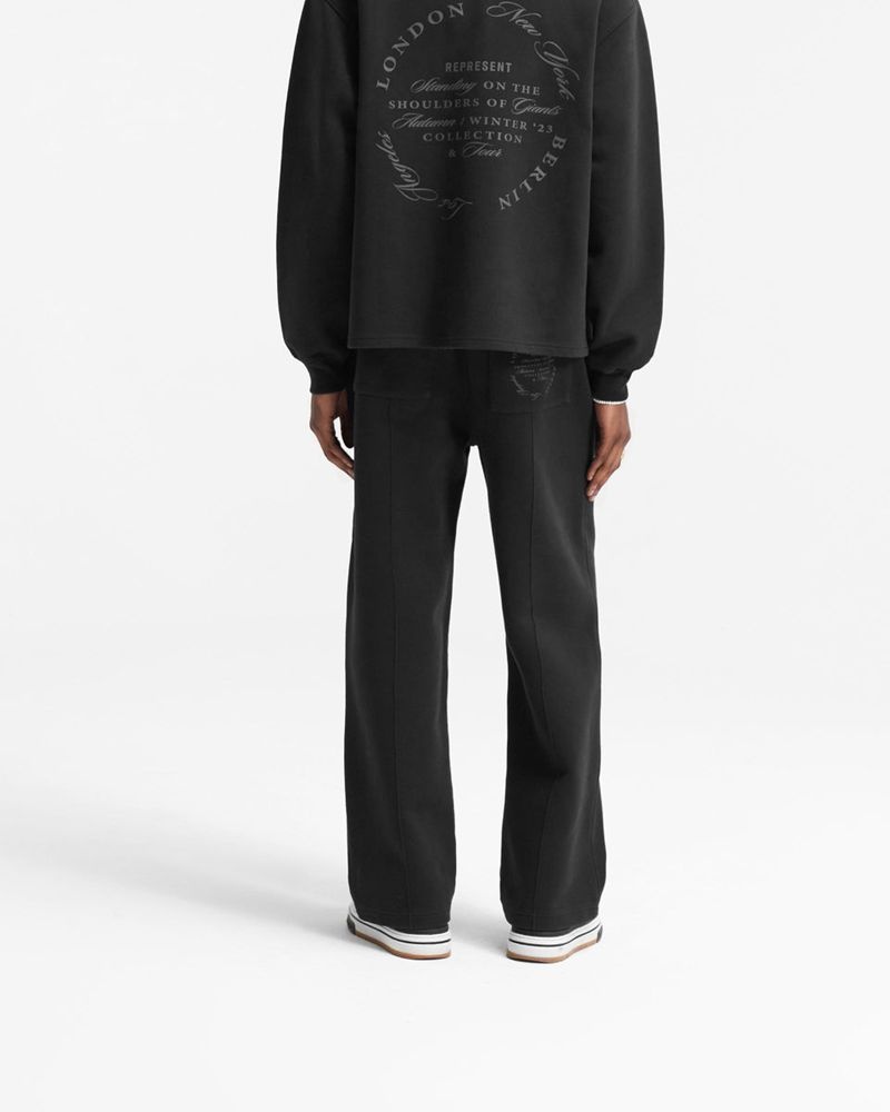 Pánské Teplákové Kalhoty Represent Season Tour Černé | CZ-GXVMD9018