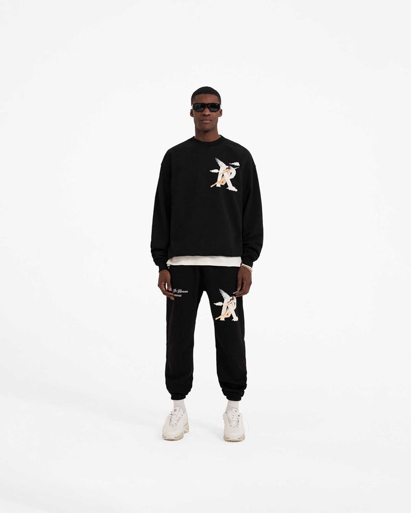 Pánské Teplákové Kalhoty Represent Storms In Heaven Černé | CZ-SQUDK3254