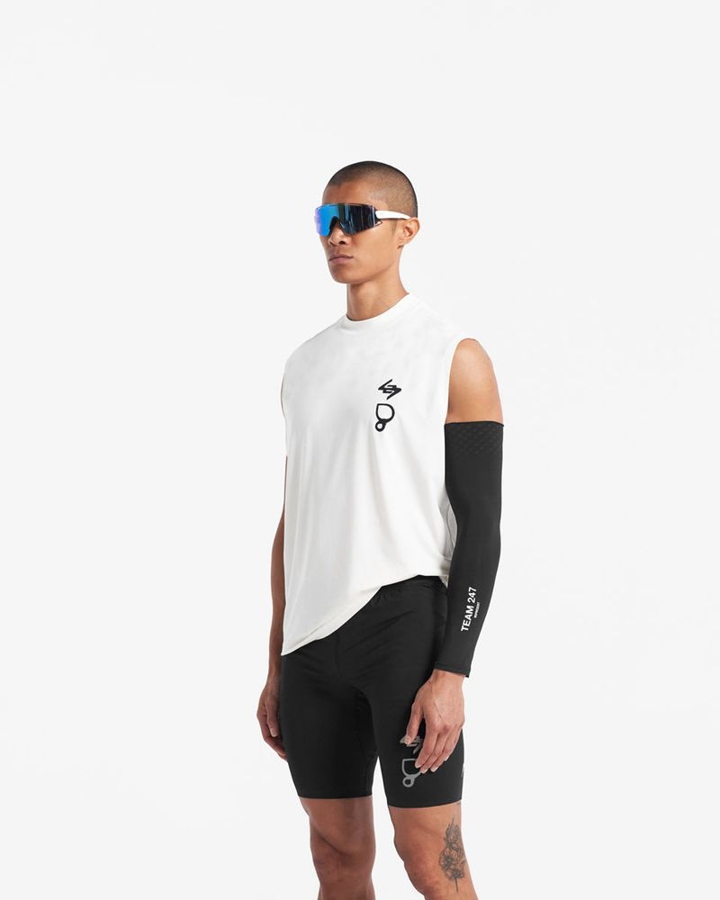 Pánské Tílko Represent 247 X Puresport Oversized Bílé | CZ-PLUTA4280