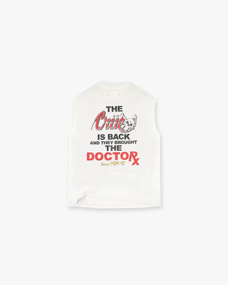 Pánské Tílko Represent Motley Crue Dr Feelgood Bílé | CZ-YNTUF6120