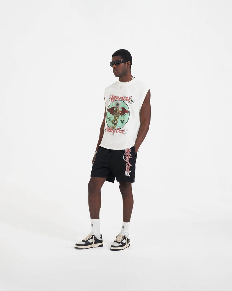 Pánské Tílko Represent Motley Crue Dr Feelgood Bílé | CZ-YNTUF6120