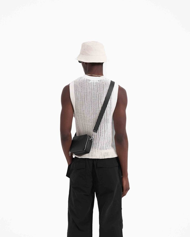 Pánské Tílko Represent Pletené Krém | CZ-HRWNJ9430