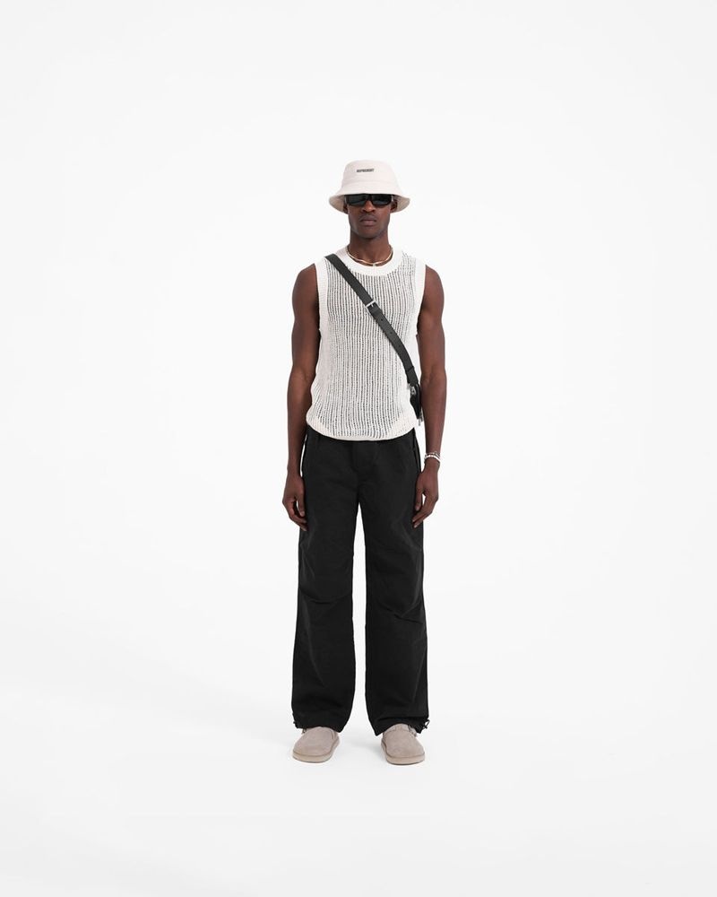 Pánské Tílko Represent Pletené Krém | CZ-HRWNJ9430