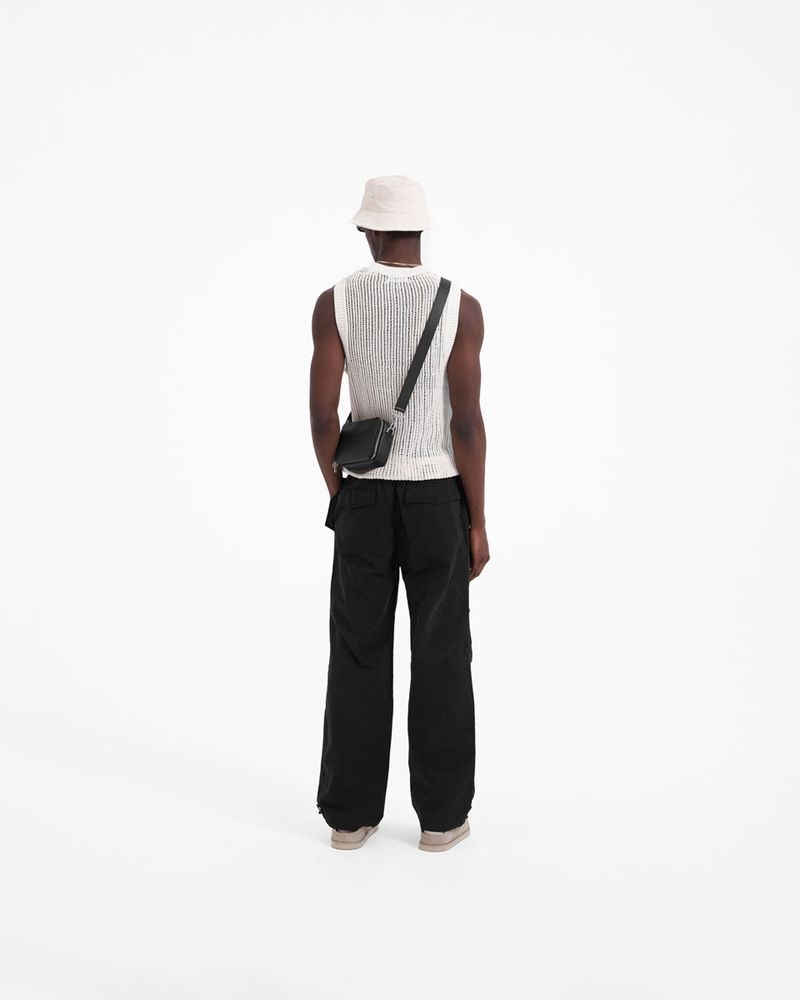 Pánské Tílko Represent Pletené Krém | CZ-HRWNJ9430