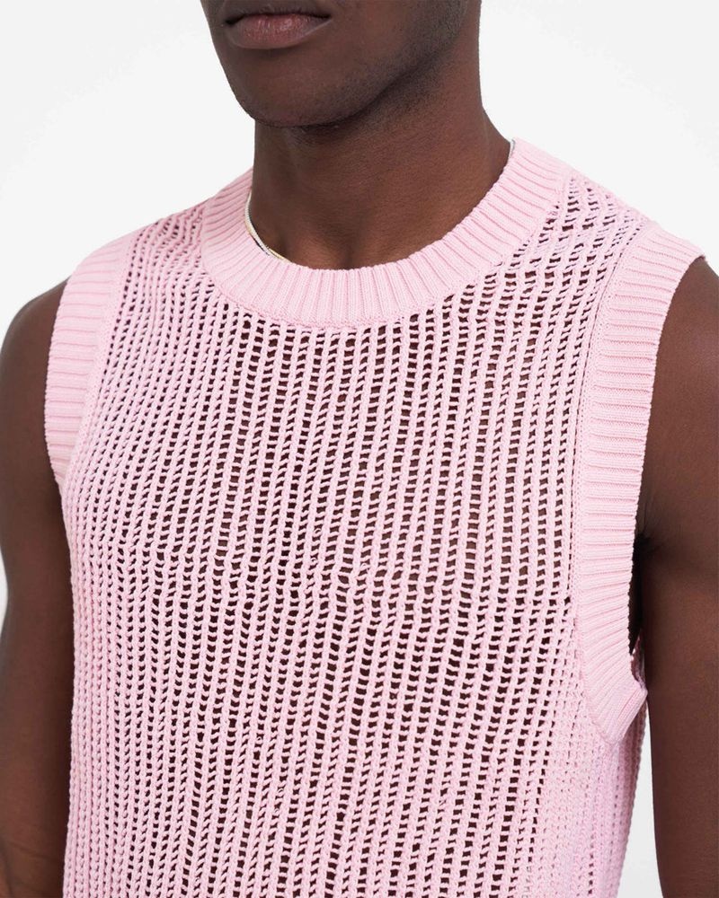 Pánské Tílko Represent Pletené Růžové | CZ-FTZDY2670