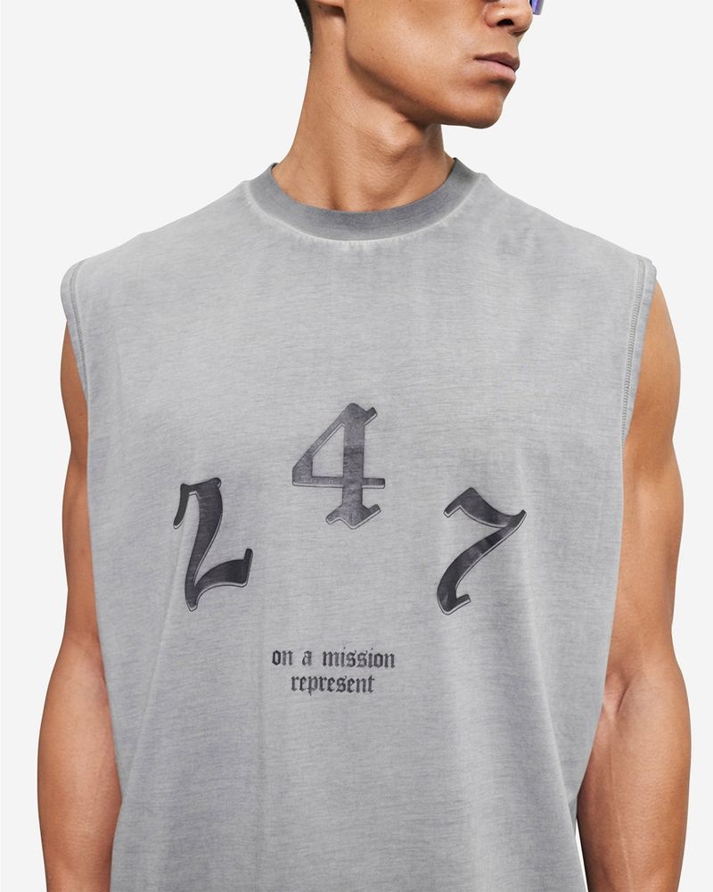 Pánské Tílko Represent Vintage 247 Šedé | CZ-APZXS8723