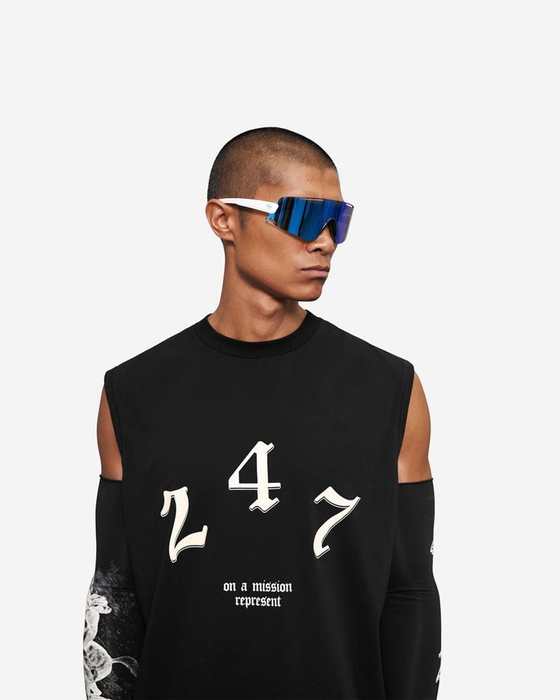 Pánské Tílko Represent Vintage 247 Černé | CZ-ONVFZ9412